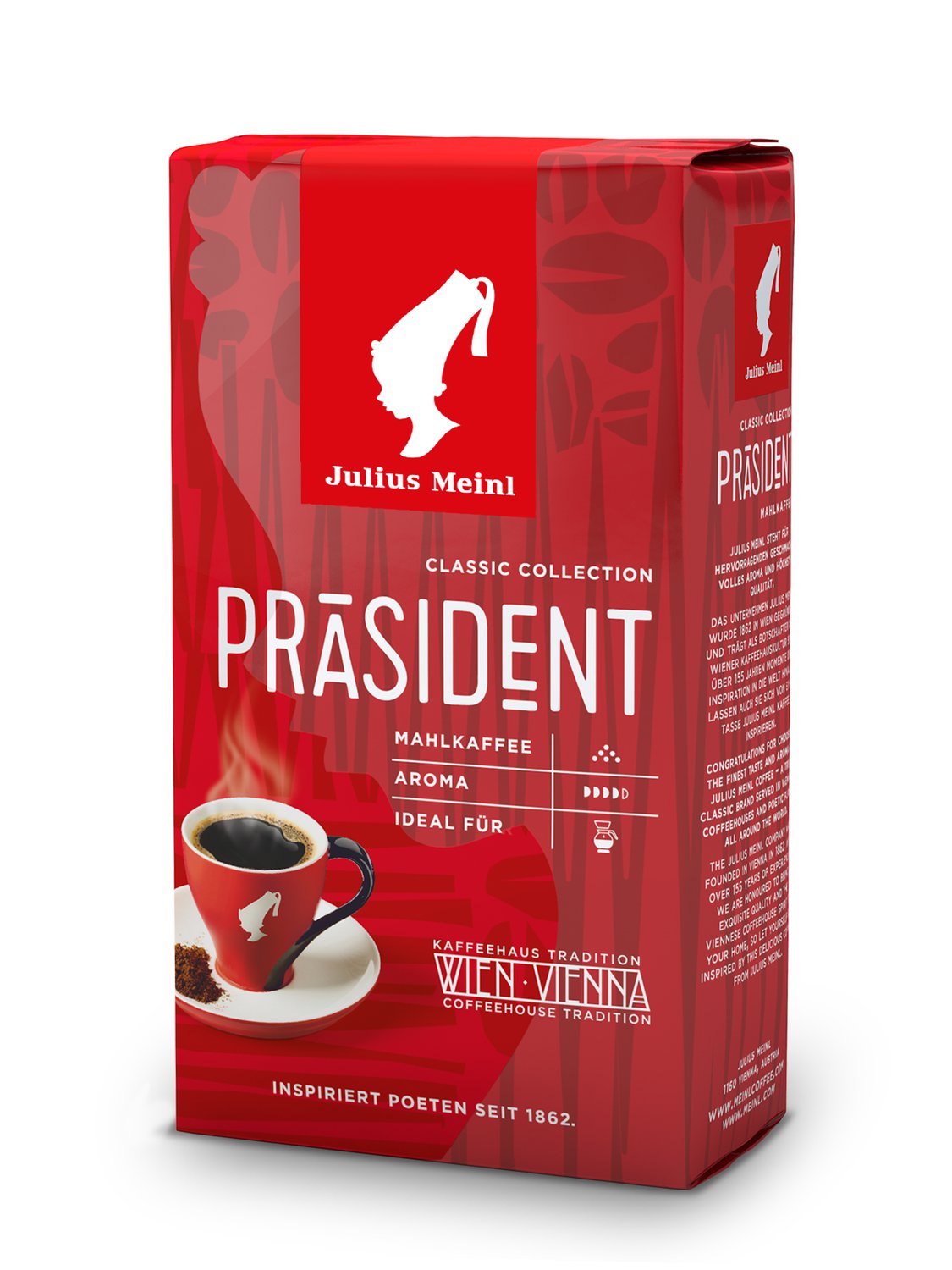 Кофе Julius Meinl President купить Юлиус Майнл молотый Президент 250 гр