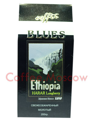 Кофе Блюз Ethiopia Harar молотый 200 гр