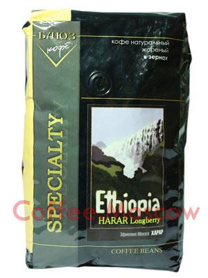 Кофе Блюз Ethiopia Harar в зернах 1 кг