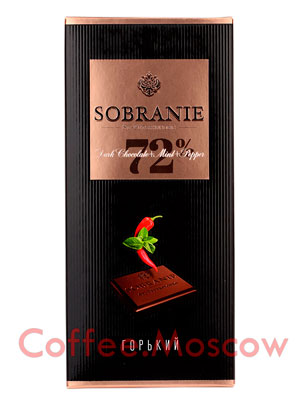 Шоколад Sobranie Горький  перец и мята 90 гр