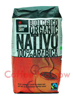 Кофе Goppion Caffe в зернах Biologico Organico Nativo 1кг