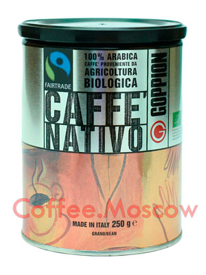 Кофе Goppion Caffe в зернах Nativo Organic 250 гр