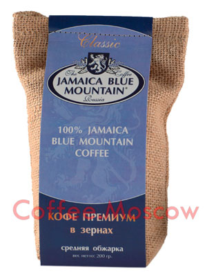 Кофе Jamaica Blue Mountain в зернах 200 гр