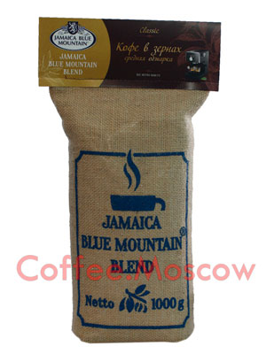 Кофе Jamaica Blue Mountain Blend в зернах 1 кг