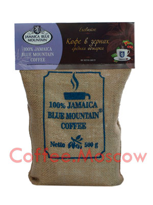 Кофе Jamaica Bue Mountain Arabica в зернах средняя обжарка 500 гр