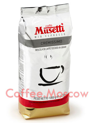 Кофе Musetti в зернах Cremissimo 1 кг