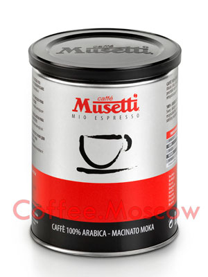 Кофе Musetti молотый 100% Arabica ж б