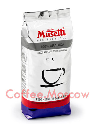 Кофе Musetti в зернах 100% Arabica 250гр