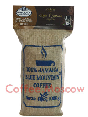 Кофе Jamaica Blue Mountain в зернах средней обжарки 1кг