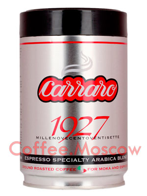 Кофе Carraro молотый 1927 ж.б. 250 гр