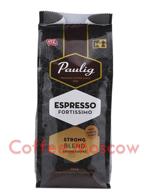 Кофе Paulig (Паулинг) Espresso Fortissimo молотый 250 гр