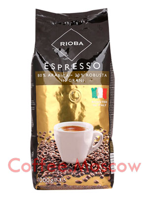 Кофе Rioba в зернах Espresso (Gold) 1кг