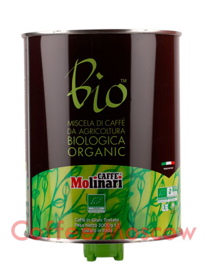 Кофе Molinari в зернах Biologica Organic 3 кг