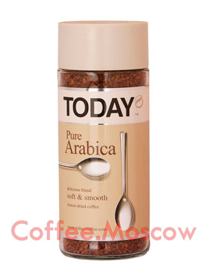 Кофе Today растворимый Pure Arabica 95 гр (ст.б.)