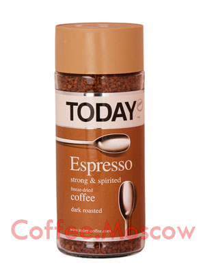 Кофе Today растворимый Espresso 95 гр (ст.б.)