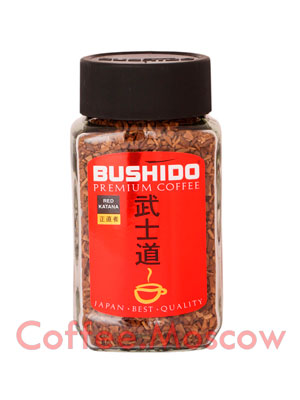Кофе Bushido растворимый Red Katana 50 гр (ст.б.)