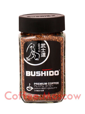 Кофе Bushido растворимый Black Katana 100 гр (ст.б.)