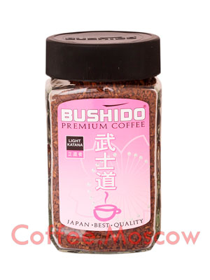 Кофе Bushido растворимый Light Katana 100 гр (ст.б.)