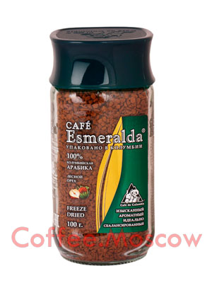 Кофе Cafe Esmeralda растворимый Лесной Орех 100 гр