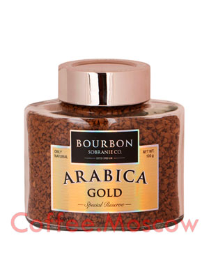 Кофе Bourbon растворимый Arabica Gold 100 гр