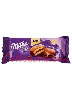 Бисквитное печенье Milka Choc chok 150 гр