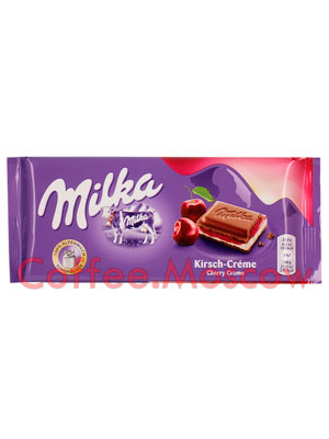 Шоколад Milka Cherry Cream 100 гр