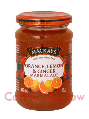 Джем Mackays Лимон, апельсин и имбирь 340 гр