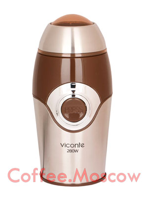 Кофемолка Viconte VC-3108 (коричневая)