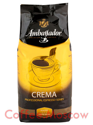 Кофе Ambassador в зернах Crema