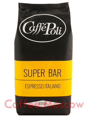 Кофе Poli (Поли) в зернах Superbar 1кг