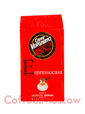 Кофе Vergnano (Вергнано) Espresso Casa молотый 250 гр