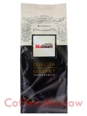 Кофе Molinari в зернах Gourmet 1 кг