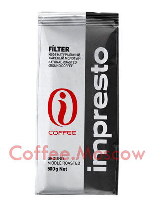 Кофе Impresto (Импресто) молотый Filter 500 гр