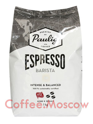 Кофе Paulig Espresso Barista в зёрнах 1кг
