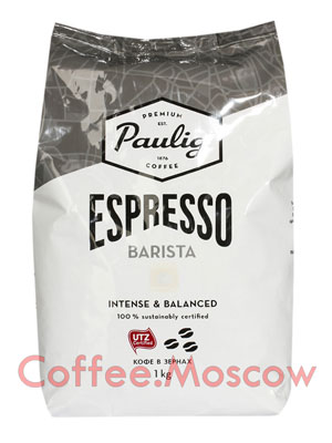 Кофе Paulig (Паулинг) Espresso Barista в зёрнах 1кг