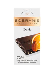 Шоколад Sobranie Горький апельсин с миндалем 90 гр