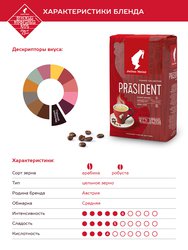 Кофе Julius Meinl (Юлиус Майнл) в зернах President