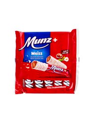 Munz Батончики из белого шоколада с начинкой из пралине 23г х 5шт (Красный) 115 г