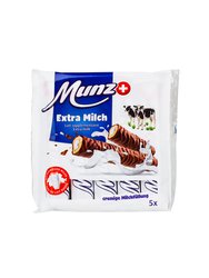 Munz Батончики из молочного шоколада Экстра с начинкой из пралине 23 г х 5шт (Белый) 115 г