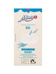 Munz Organic Горький шоколад с кокосом 100 г