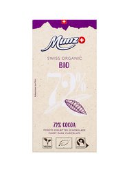 Munz Organic Горький шоколад 72% 100 г (какао)