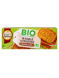 Biscuits de lAbbaye Печенье сдобное органическое с овсянными хлопьями и семенами льна 140 г