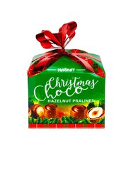 Шоколадные конфеты Magnat X-mas Holly Choco Nut с ореховой начинкой 40 г