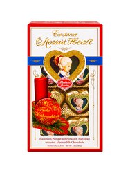 Reber Costanze Mozart Heart Шоколадные сердечки в новогодней упаковке 80 г