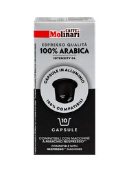 Кофе Molinari в капсулах 100% Arabika / 100% Арабика 10 капсул