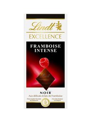 Шоколад в плитках Lindt Excellence Темный с малиной 100 г