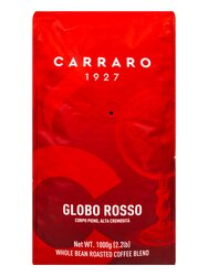 Кофе Carraro в зернах Globo Rosso 1 кг