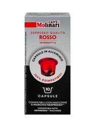 Кофе Molinari в капсулах Rosso/Россо 10 капсул