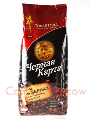 Кофе Черная Карта в зернах 1 кг